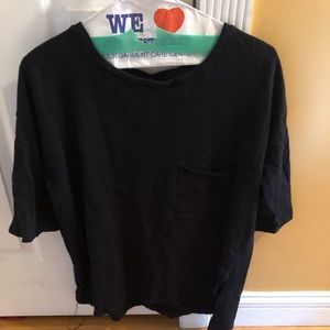 Black sweater with pocket